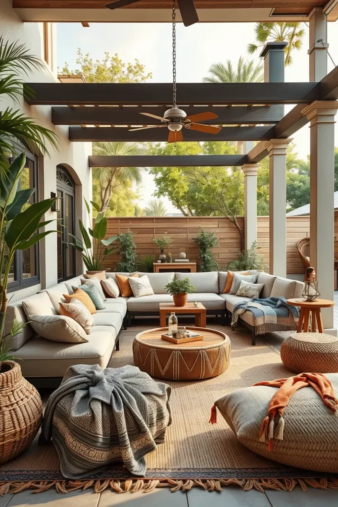 55 Boho Patio Ideas 2026 For A Stylish And Cozy Outdoor Retreat