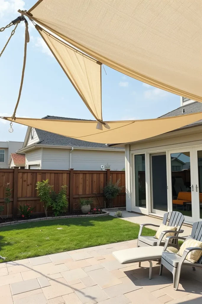 57 Sun Sail Shade Ideas For Your Outdoor Space 2026: Modern Patio & Backyard Trends