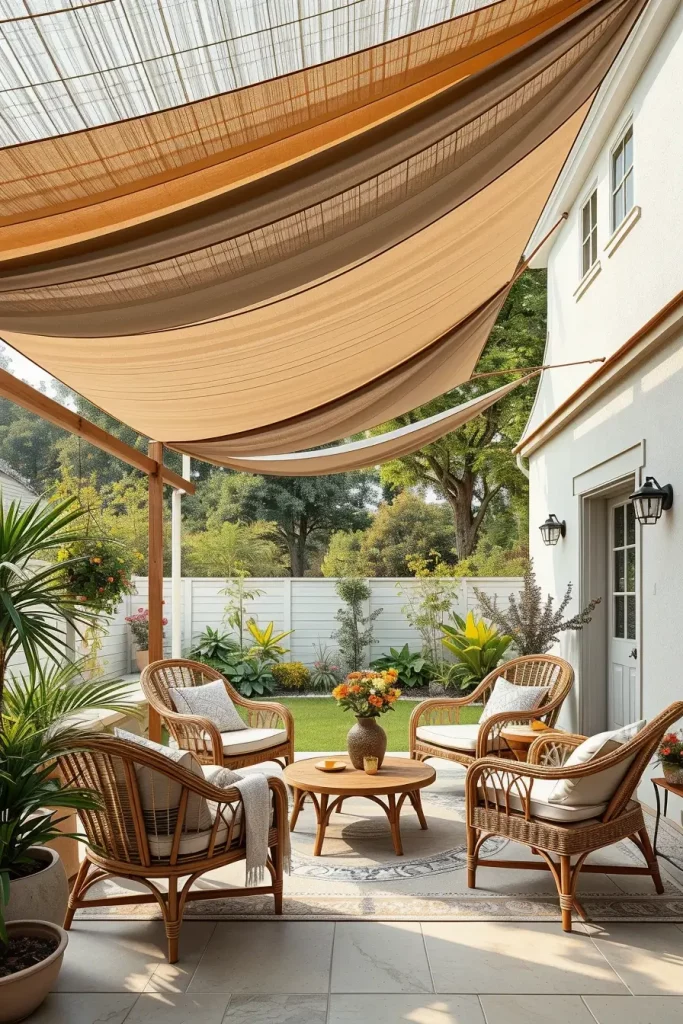 57 Sun Sail Shade Ideas For Your Outdoor Space 2026: Modern Patio & Backyard Trends