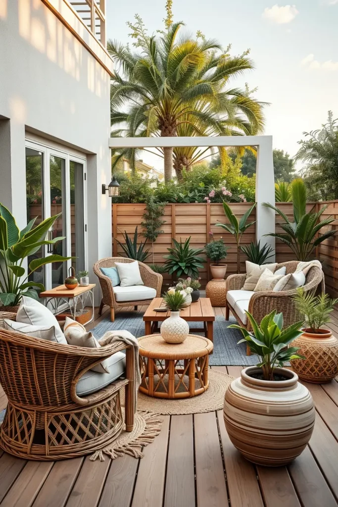 55 Boho Patio Ideas 2026 For A Stylish And Cozy Outdoor Retreat