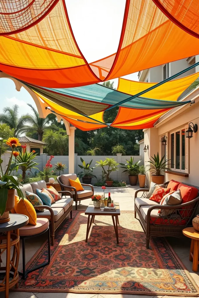 57 Sun Sail Shade Ideas For Your Outdoor Space 2026: Modern Patio & Backyard Trends