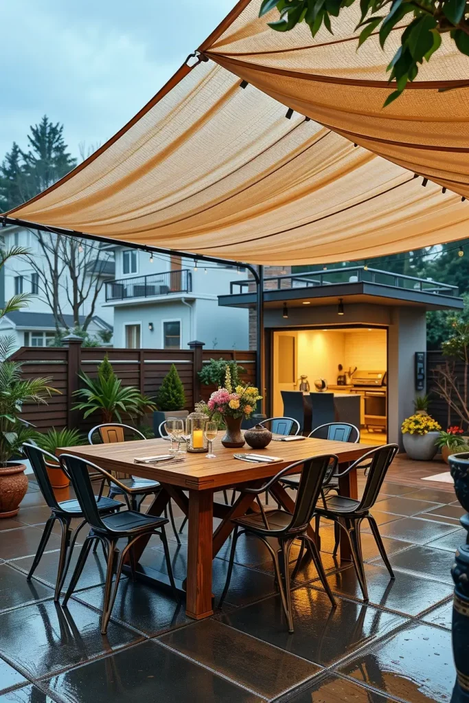 57 Sun Sail Shade Ideas For Your Outdoor Space 2026: Modern Patio & Backyard Trends