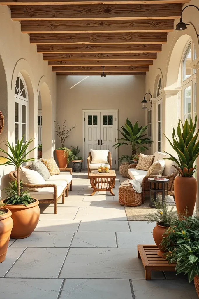 56 Farmhouse-Style Patio Ideas 2026 For Cozy And Rustic Outdoor Living