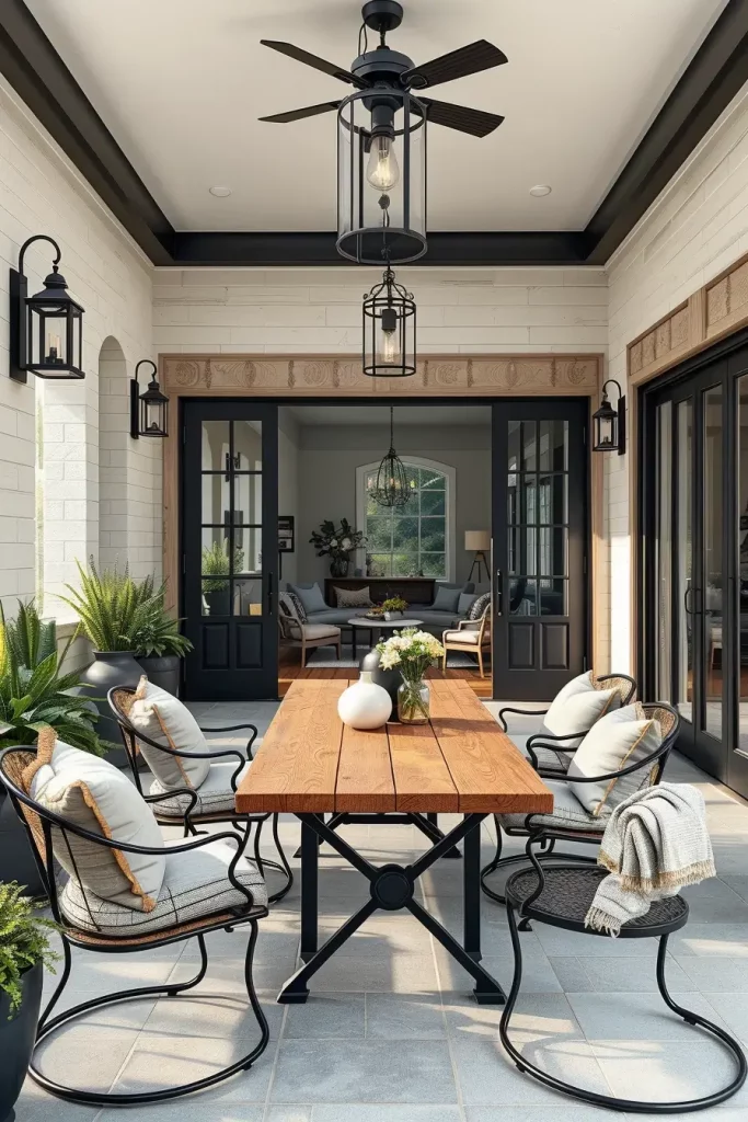 56 Farmhouse-Style Patio Ideas 2026 For Cozy And Rustic Outdoor Living