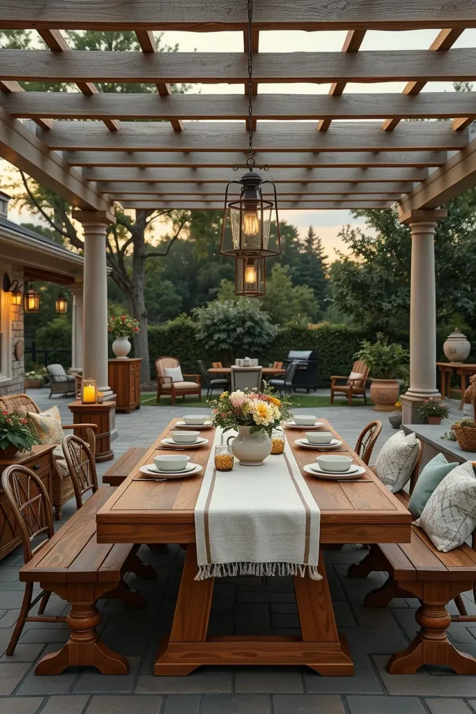 56 Farmhouse-Style Patio Ideas 2026 For Cozy And Rustic Outdoor Living