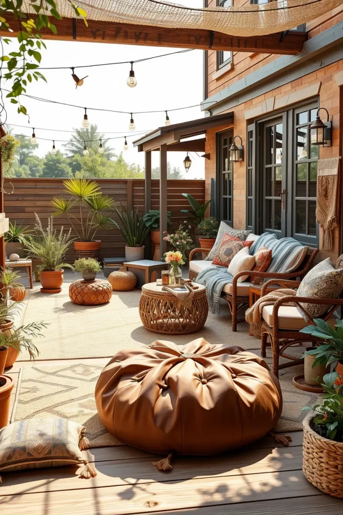 55 Boho Patio Ideas 2026 For A Stylish And Cozy Outdoor Retreat
