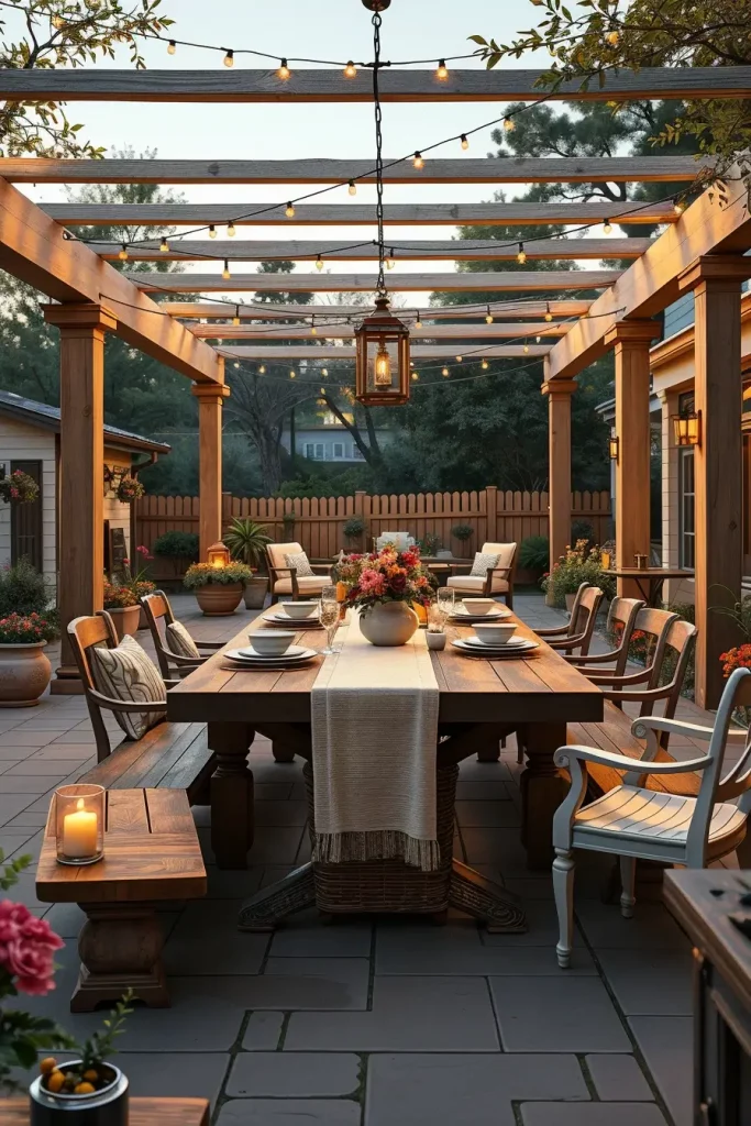 56 Farmhouse-Style Patio Ideas 2026 For Cozy And Rustic Outdoor Living