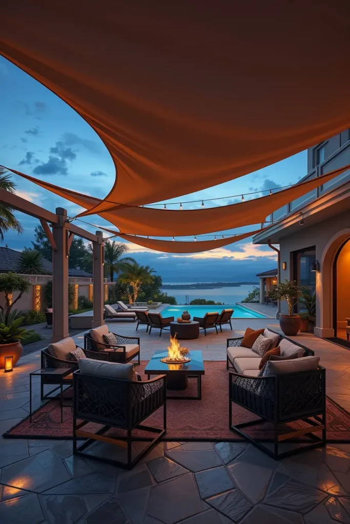 57 Sun Sail Shade Ideas For Your Outdoor Space 2026: Modern Patio & Backyard Trends