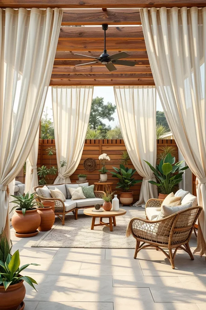 55 Boho Patio Ideas 2026 For A Stylish And Cozy Outdoor Retreat