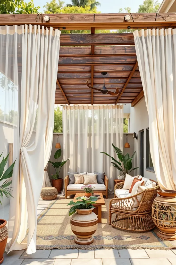 55 Boho Patio Ideas 2026 For A Stylish And Cozy Outdoor Retreat