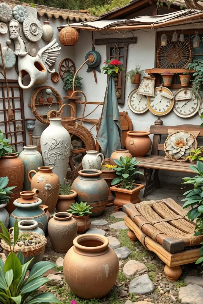 59 Rustic Garden Decor Ideas 2026: Modern, Sculptural & Creative Outdoor Designs