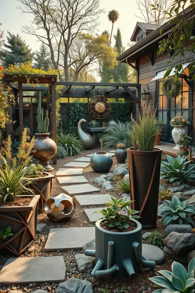 59 Rustic Garden Decor Ideas 2026: Modern, Sculptural & Creative Outdoor Designs