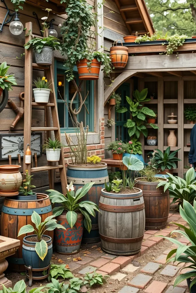 59 Rustic Garden Decor Ideas 2026: Modern, Sculptural & Creative Outdoor Designs