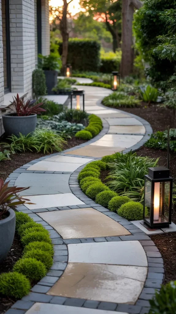 60 Curved Pathways And Entryways 2026 For Elegant Outdoor Design
