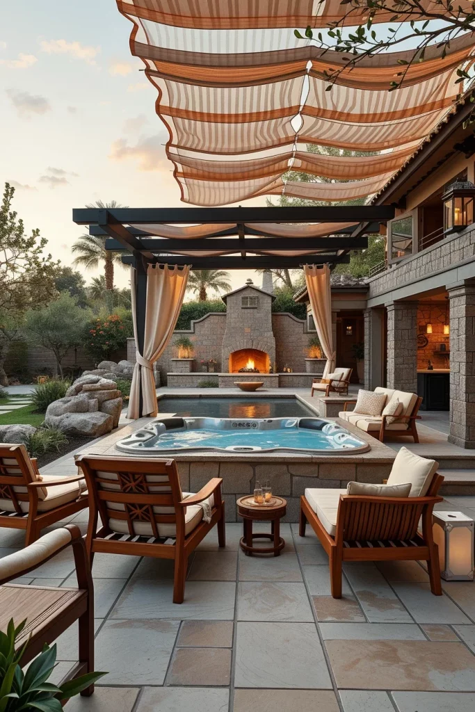 57 Spa Backyard Ideas 2026 For A Relaxing Luxury Outdoor Retreat