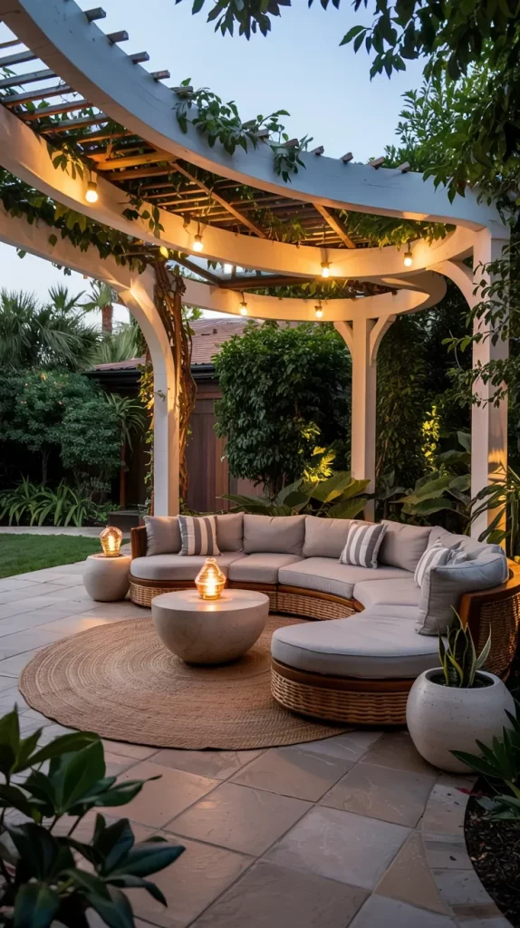 58 Curved Outdoor Seating 2026 Ideas For Stylish Backyard Living