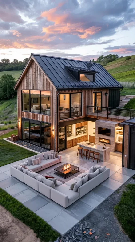 60 Two Story Barndominium Floor Plans With Garage That Combine Style And Functionality