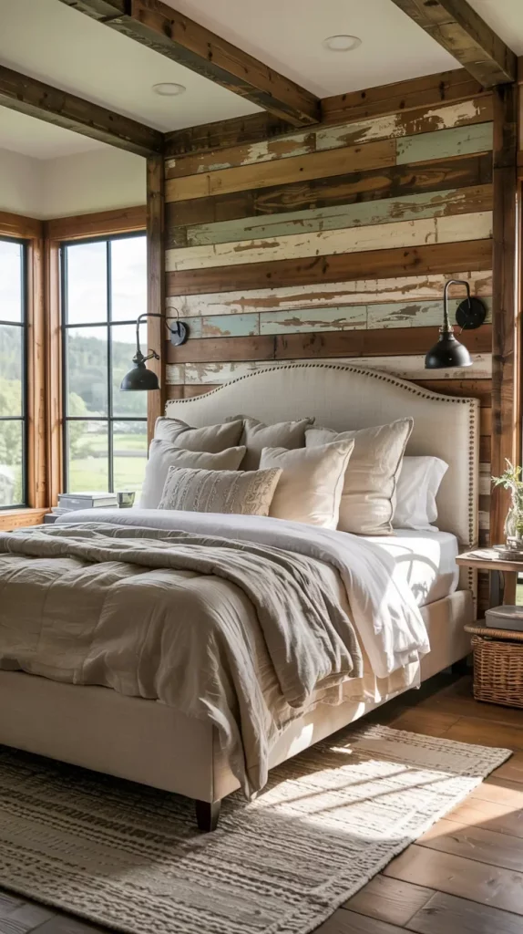 60 Cozy Farmhouse Barndominium Bedroom Decor Ideas For A Warm Rustic Retreat
