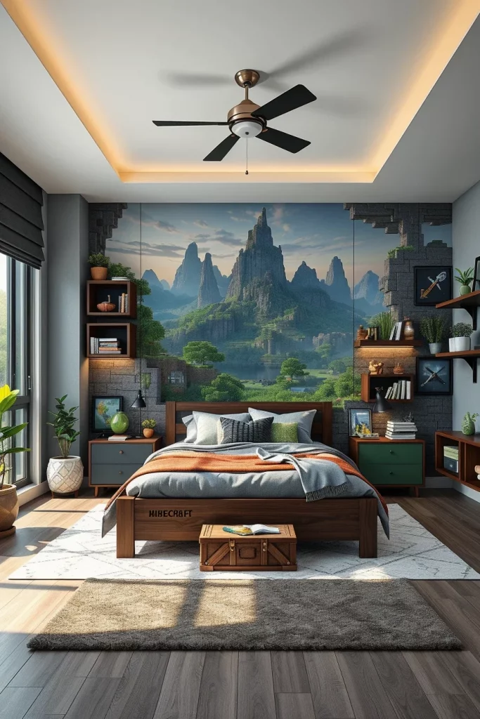 58 Minecraft Bedroom Makeover For Boys Ideas That Look Fun And Creative