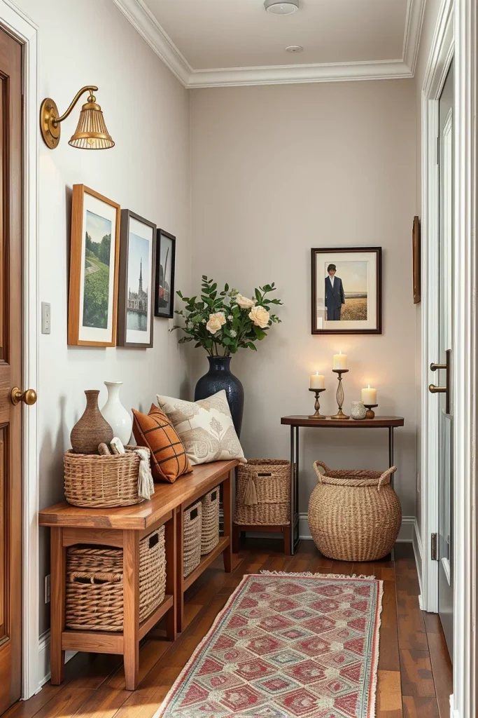 55 Small Hallway Bench Decor Ideas For A Stylish And Functional Entryway