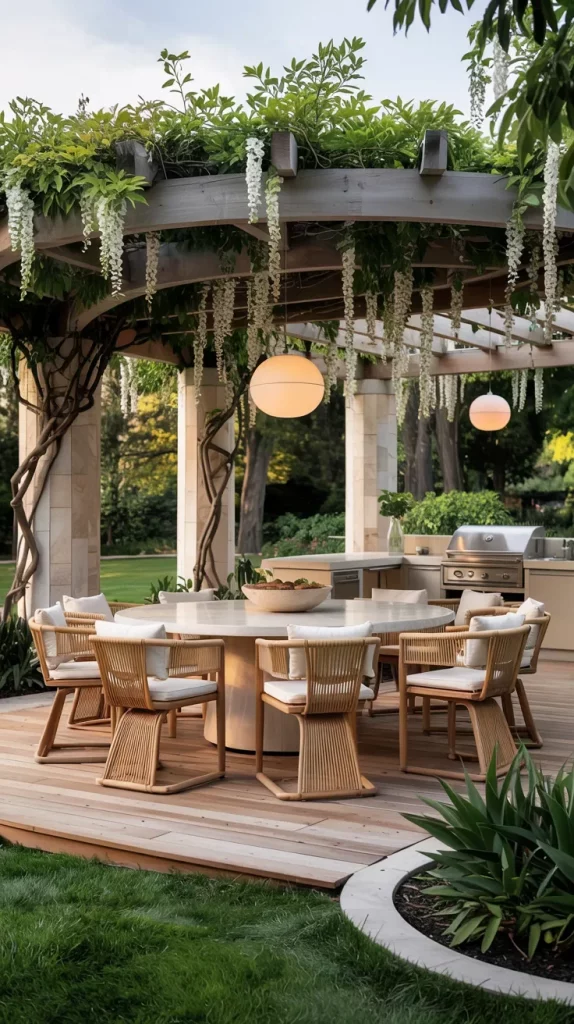 59 Curved Patio Ideas 2026 For Stylish Modern Outdoor Living