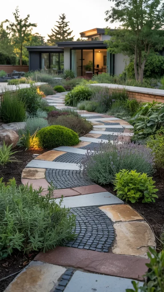 60 Curved Pathways And Entryways 2026 For Elegant Outdoor Design