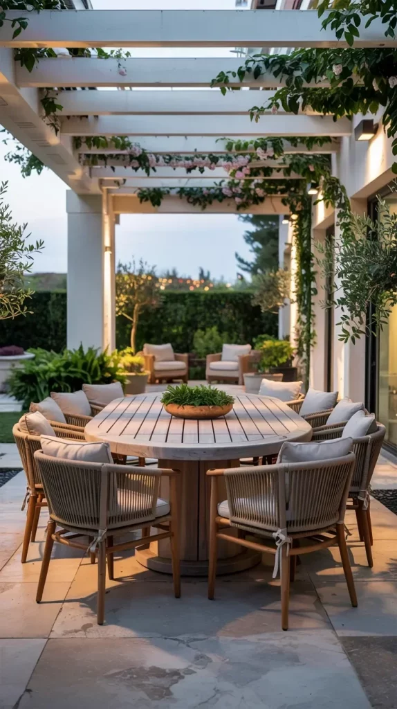 57 Circular Patio Ideas 2026 for Stylish Modern Outdoor Living