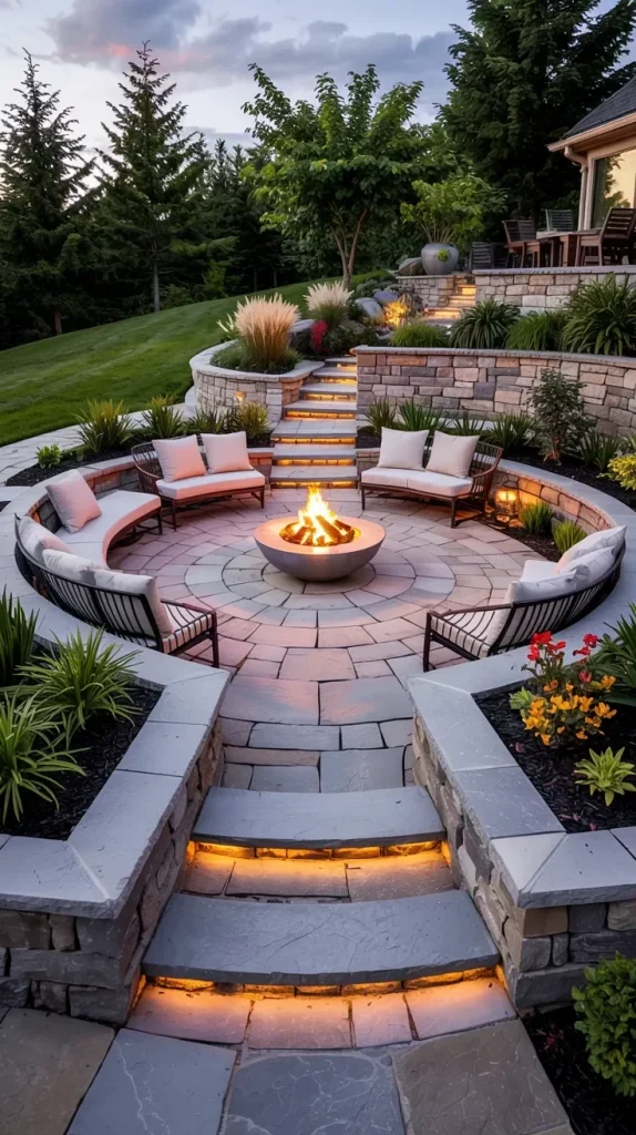 57 Circular Patio Ideas 2026 for Stylish Modern Outdoor Living