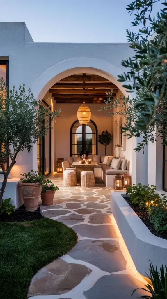 59 Curved Patio Ideas 2026 For Stylish Modern Outdoor Living
