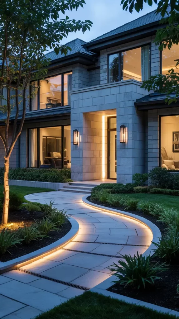 60 Curved Pathways And Entryways 2026 For Elegant Outdoor Design