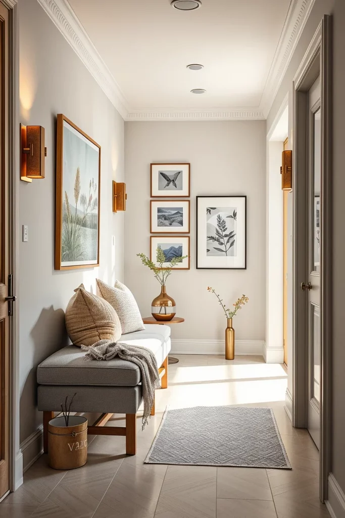 55 Small Hallway Bench Decor Ideas For A Stylish And Functional Entryway