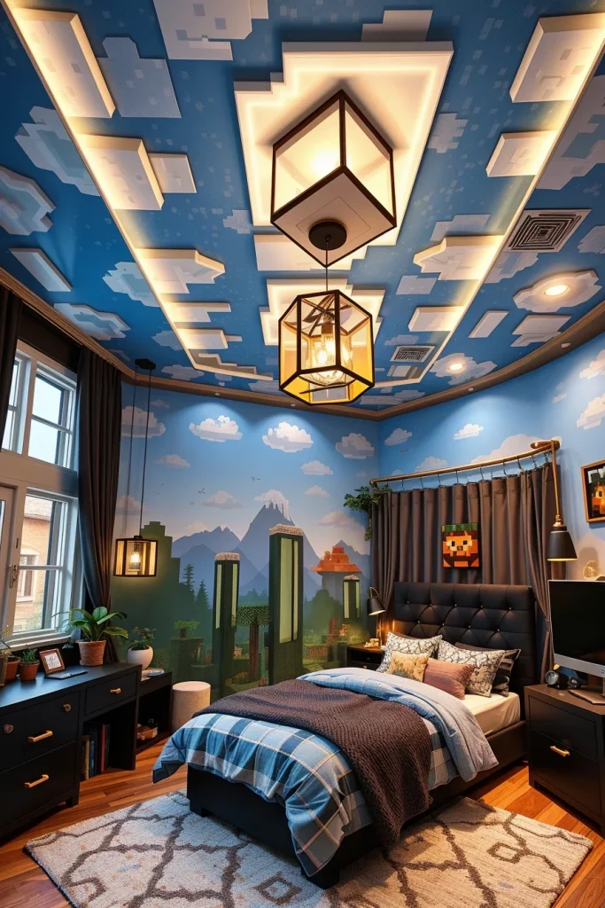 58 Minecraft Bedroom Makeover For Boys Ideas That Look Fun And Creative