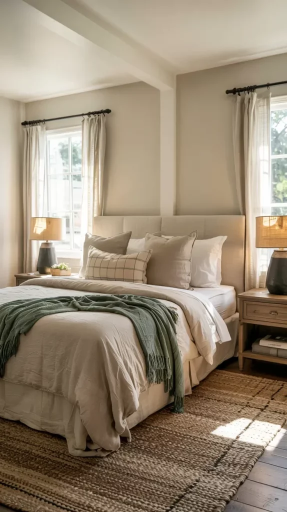60 Cozy Farmhouse Barndominium Bedroom Decor Ideas For A Warm Rustic Retreat