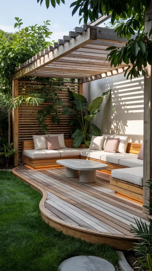 59 Curved Patio Ideas 2026 For Stylish Modern Outdoor Living