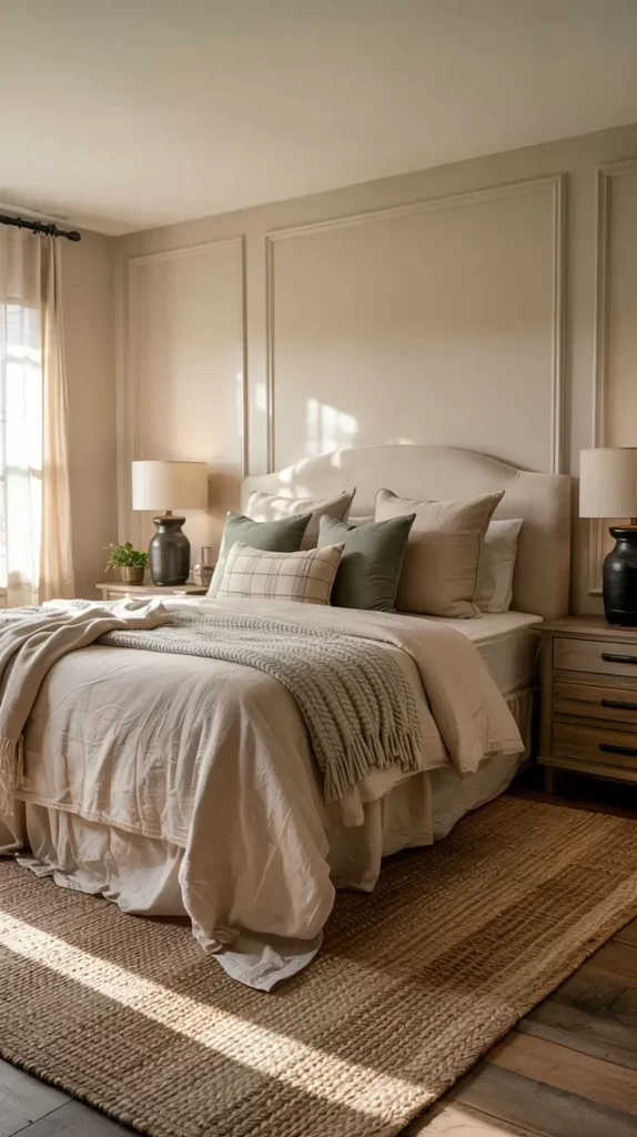60 Cozy Farmhouse Barndominium Bedroom Decor Ideas For A Warm Rustic Retreat