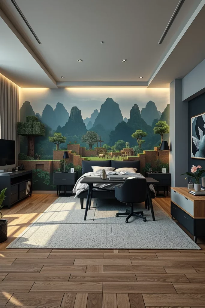 61 Modern Minecraft Bedroom Design Ideas For Stylish Gamer Rooms