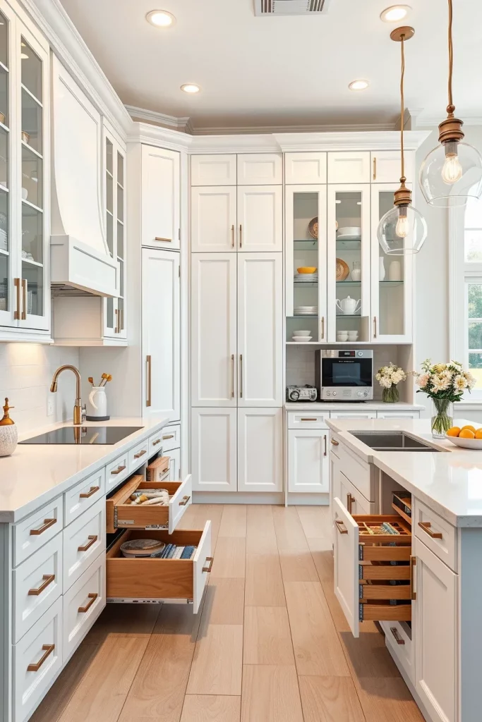 57 White Modern Kitchen Storage Design Ideas For A Stylish And Organized Home