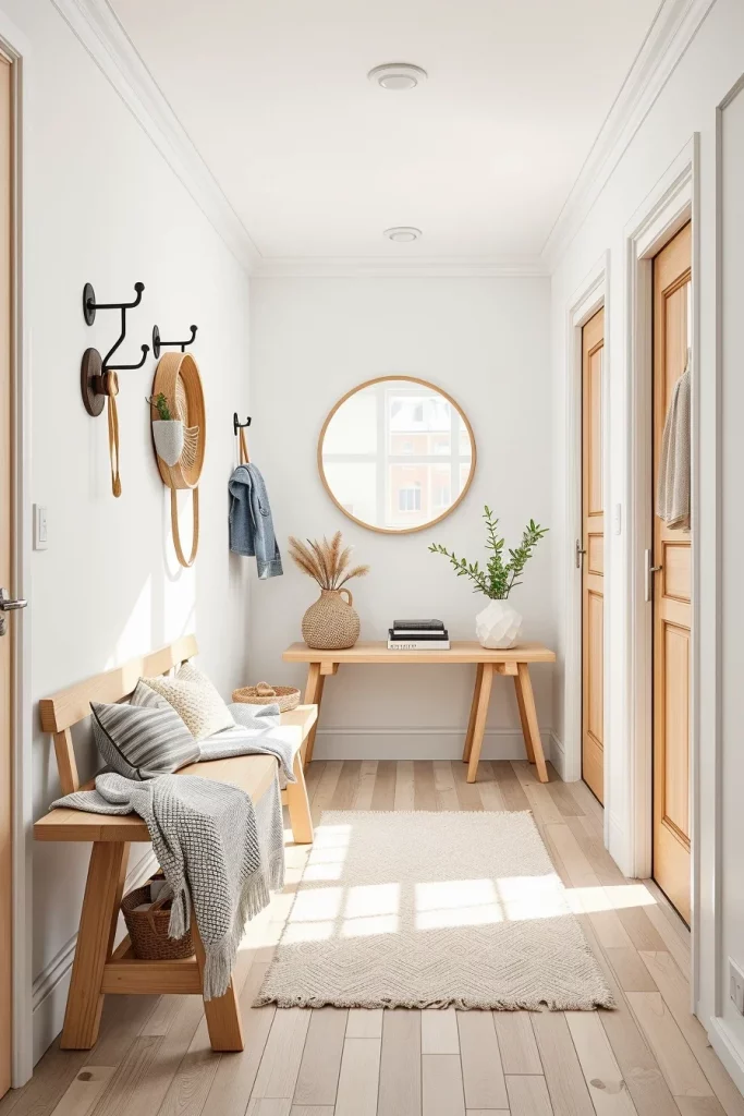 55 Small Hallway Bench Decor Ideas For A Stylish And Functional Entryway