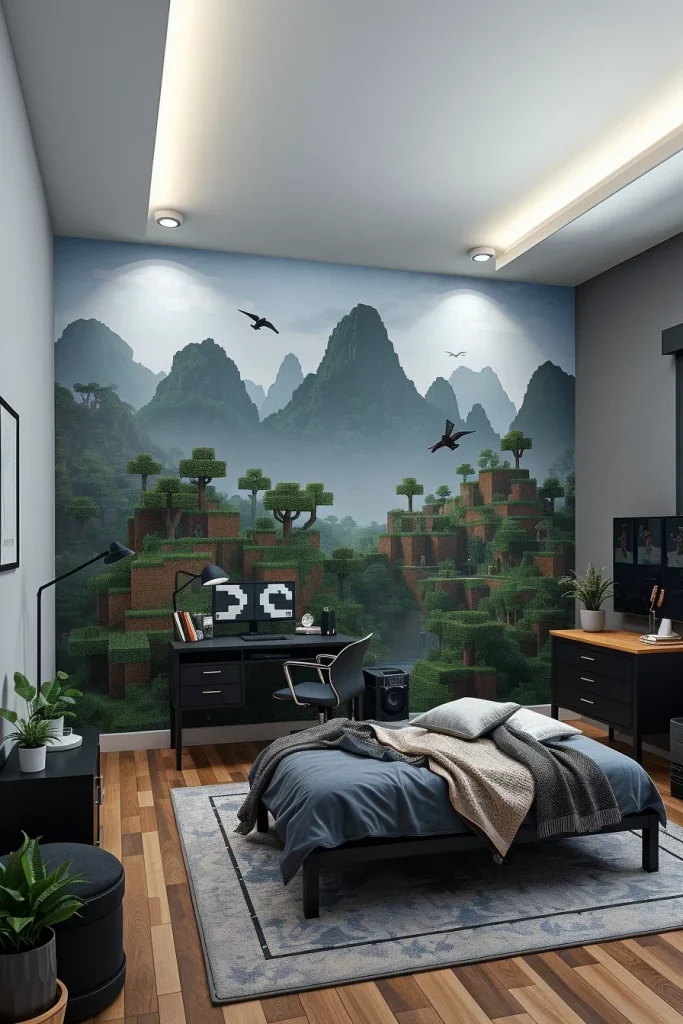 61 Modern Minecraft Bedroom Design Ideas For Stylish Gamer Rooms
