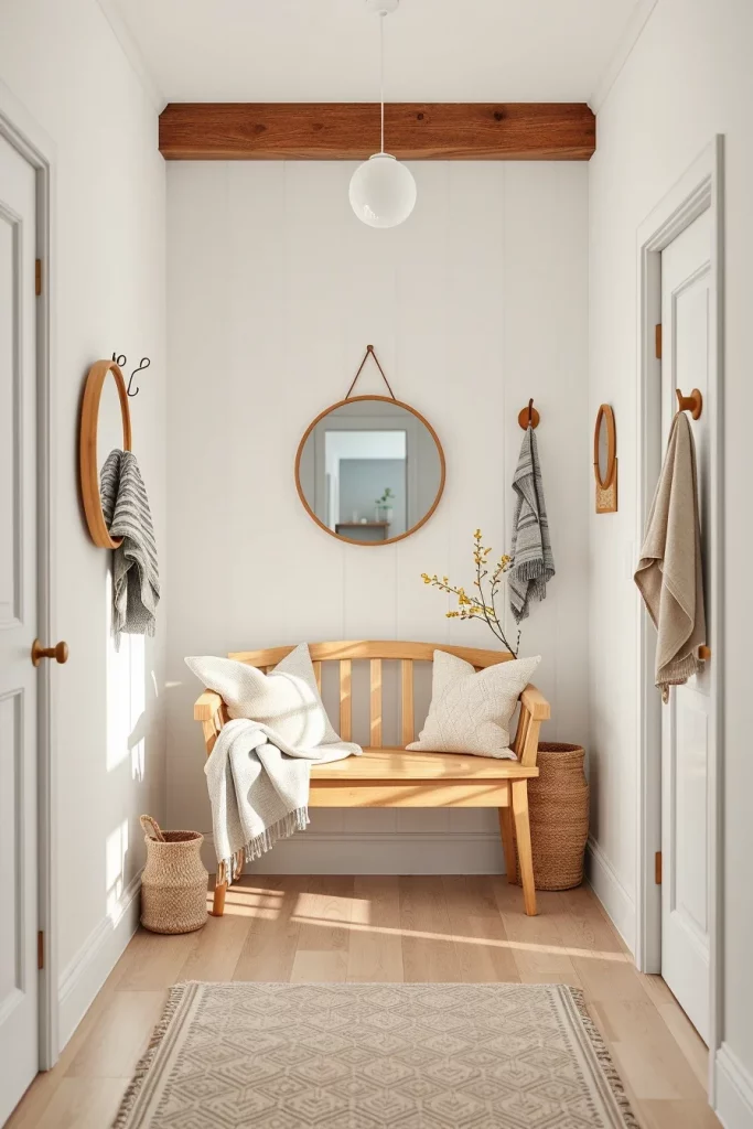 55 Small Hallway Bench Decor Ideas For A Stylish And Functional Entryway