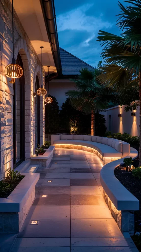 59 Curved Patio Ideas 2026 For Stylish Modern Outdoor Living