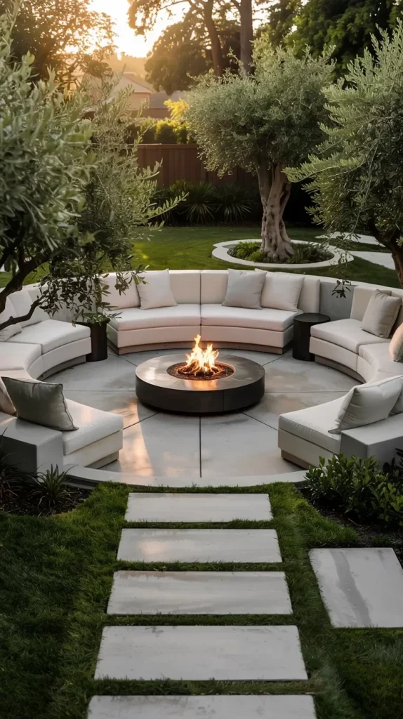 57 Circular Patio Ideas 2026 for Stylish Modern Outdoor Living