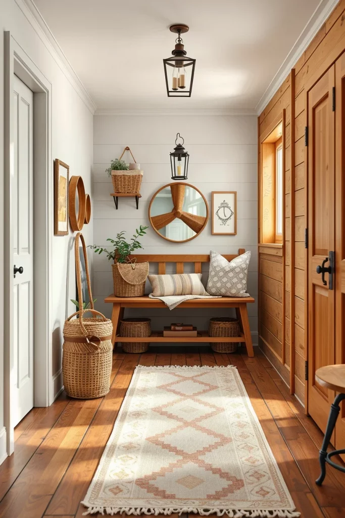 55 Small Hallway Bench Decor Ideas For A Stylish And Functional Entryway