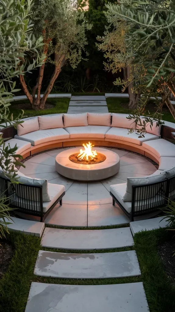 57 Circular Patio Ideas 2026 for Stylish Modern Outdoor Living