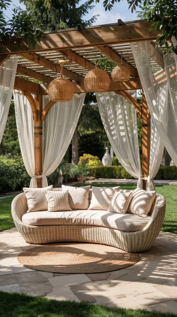 58 Curved Outdoor Seating 2026 Ideas For Stylish Backyard Living
