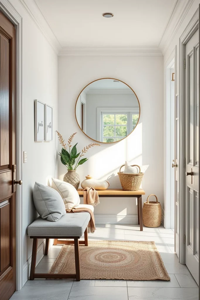 55 Small Hallway Bench Decor Ideas For A Stylish And Functional Entryway