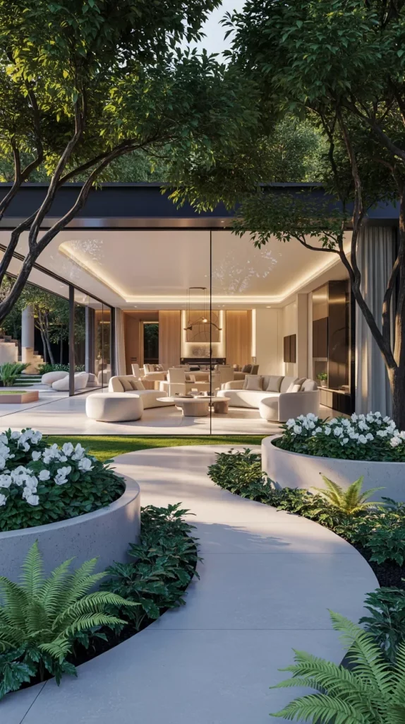 60 Curved Pathways And Entryways 2026 For Elegant Outdoor Design