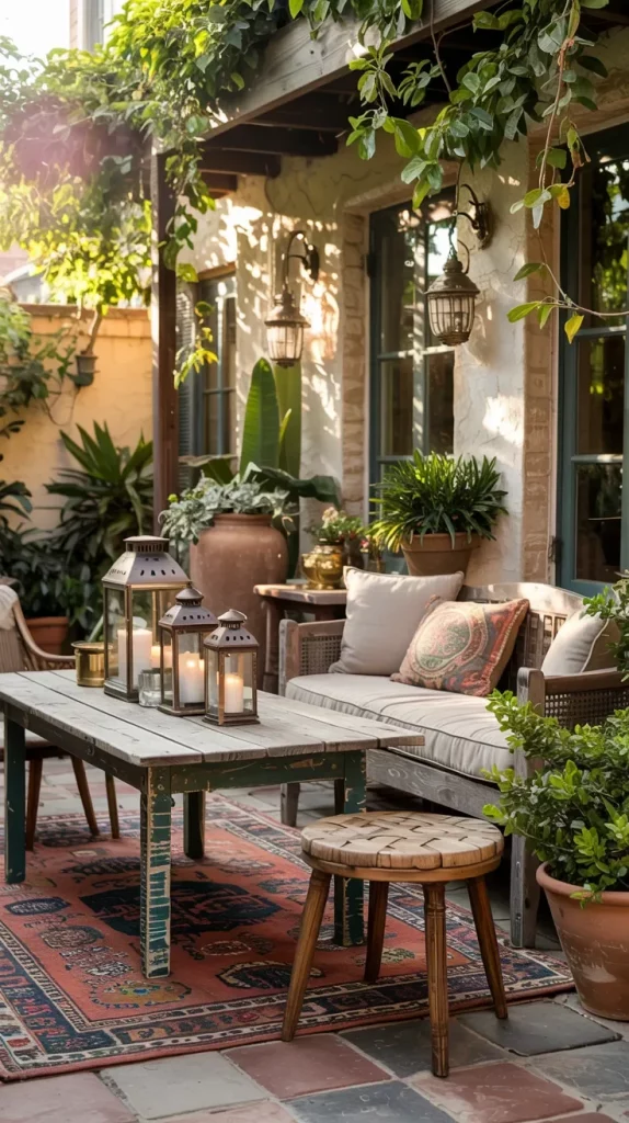 58 Boho And Cozy Patio Setups 2026 For A Stylish Outdoor Retreat
