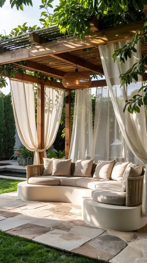 58 Curved Outdoor Seating 2026 Ideas For Stylish Backyard Living