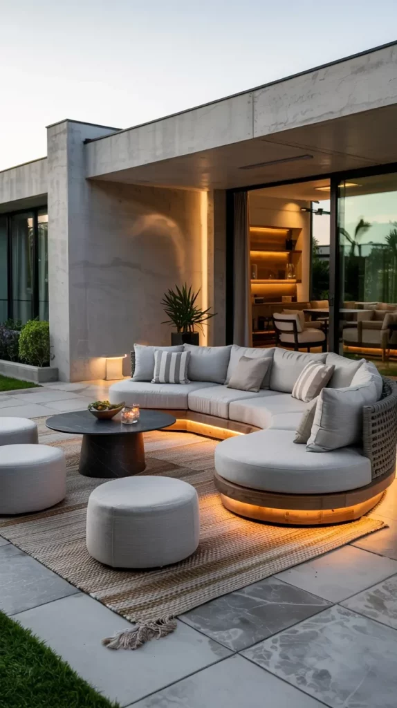 58 Curved Outdoor Seating 2026 Ideas For Stylish Backyard Living